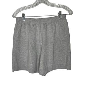 J Crew Women's Gray Knit Lounge Shorts Size XS Cozy Soft Casual Wear